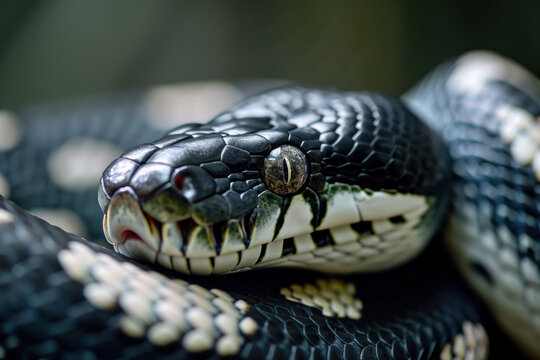 Close up of a snake in a nature