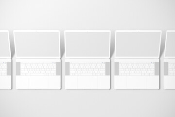 Realistic Laptop Mockup