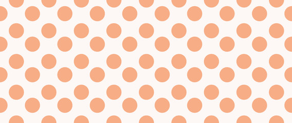 Vector illustration. Minimalistic trendy seamless background. Trendy polka dot pattern. Perfect for screensaver, poster, card, invitation or home decor. © TA Sydoruk