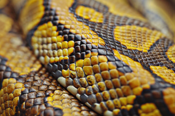 Obraz premium close up of python texture