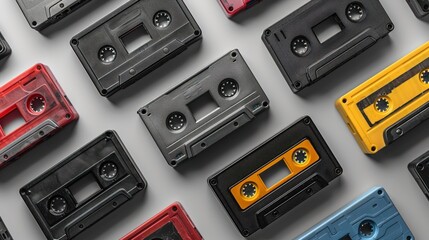 isolated 90s music tape casette
