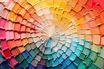 Rainbow colorful palette background