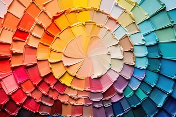 Fototapeta premium Rainbow colorful palette background