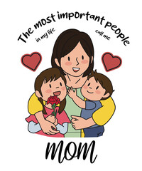 Best mom design, for t-shirts, mugs, etc.
