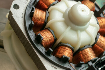 electric motor, magnetic drive, copper coils