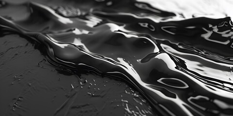 Obraz premium abstract background,liquid black texture,creative trend design concept,interior design,promotional materials