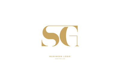 SG, GS, S, G, Abstract Letters Logo Monogram
