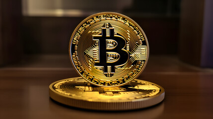 bitcoin coin and given gold