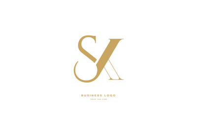 SK, KS, S, K, Abstract Letters Logo Monogram