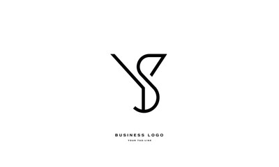 YS, SY, Y, S, Abstract Letters Logo Monogram