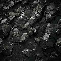 Seamless obsidian rock texture pattern high resolution 4k, natural stone for design, architecture and 3d. HD realistic material rugged, surface tileable for creative work and design.