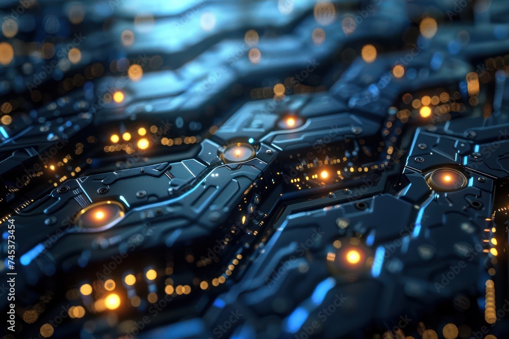 Poster medium shot of an encrypted digital ledger for personal finance management showcasing blockchain tec