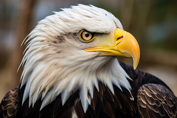 Obraz premium close up Portrait of a American bald eagle