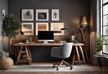 desk, horizontal, business, connection, indoors, laptop, modern, computer, communication, copy space, working, technology, lifestyles, office, wireless technology, table, home office