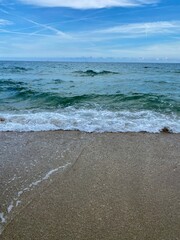 Meeres Welle am Strand