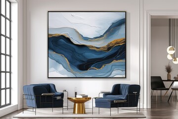 Modern concept ocean art Naturally elegant style