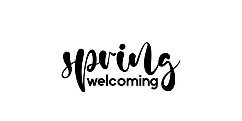 Vector Illustration. Handwritten lettering template for Banner, Invitation, Party, Postcard, Poster, Print or Web Product. Objects Isolated on white background