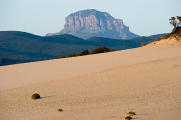 Dunes of Piscinas Mount Arcuentu Ingurtosu. Medio Campidano, Sardinia, Italy