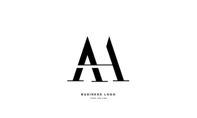 AH, HA, A, H, Abstract Letters Logo Monogram