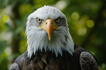 Obraz premium close up Portrait of a American bald eagle