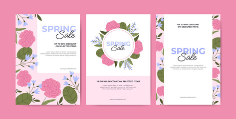 Spring sale flyer collection