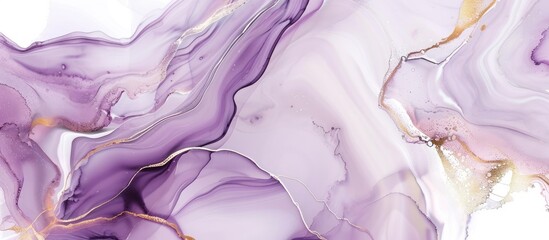purple white gold smooth marble background - Powered by Adobe