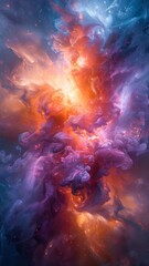 Dynamic digital abstract background