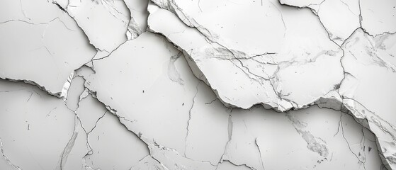 White marble background with intricate gray veining