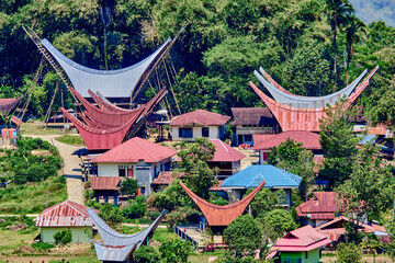 Sulawesi - Architektur der Torajas - 745386220