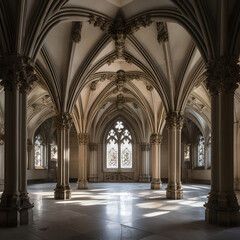 Fototapeta premium interior of the cathedral of st john the baptist