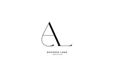 AL, LA, A, L, Abstract Letters Logo Monogram