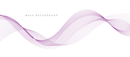 Purple wavy lines. EPS10 vector illustration.