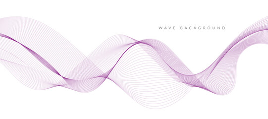 Purple wavy lines. EPS10 vector illustration.