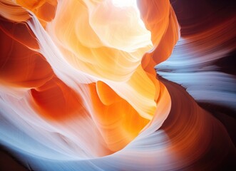 Vibrant rock formations in grand canyon.