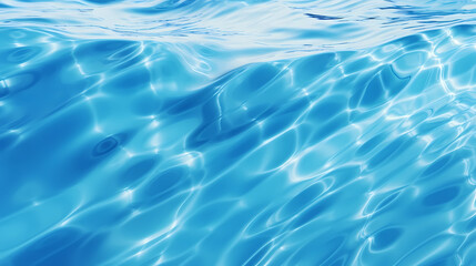 Abstract blue water wave texture, world water day concept, idea of saving water and protecting world environment