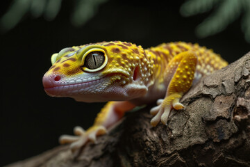 Obraz premium Gecko on a branch