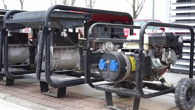 gasoline electric generators in the store
