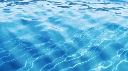 Obraz premium Abstract blue water wave texture, world water day concept, idea of saving water and protecting world environment