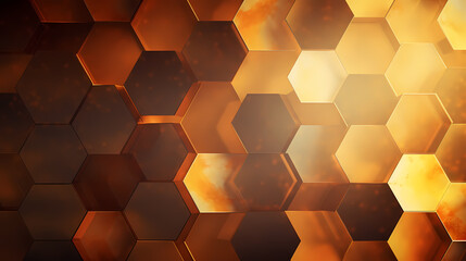 Modern geometric perfect hexagon background
