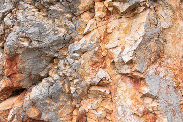 texture. The rock of a mountain