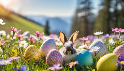 Easter rabbits are preparing for the holiday