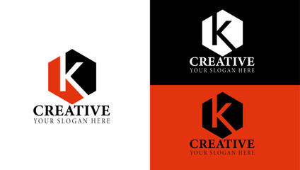Letter K Logo Template
