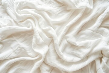 white silk fabric - obrazy, fototapety, plakaty