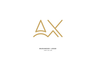 AX, XA, A, X, Abstract Letters Logo Monogram