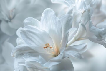 close up of white flower - obrazy, fototapety, plakaty