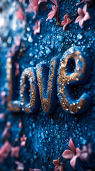 Love Concept. Trendy Graphic Love Text