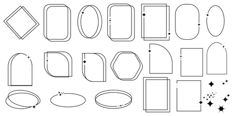 Set of elements, faesthetic rames