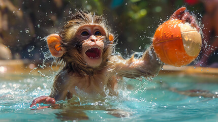 Monkeys in the Pool