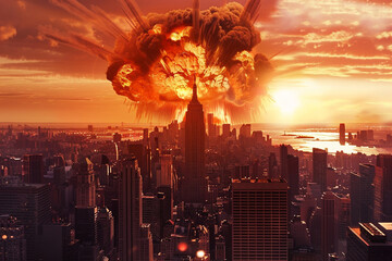 New York nuclear strike