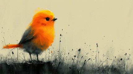 Yellow Bird in the Field, A Small Yellow Bird, Bird on a Branch, The Little Yellow Bird.
